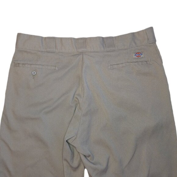 Dickies Mens 38 Work Pants Khaki 874 Original Fit Flex Movement Mens 38 READ - Picture 4 of 14